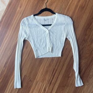 Love Tree - Isabelle’s cabinet Pointelle Sweater